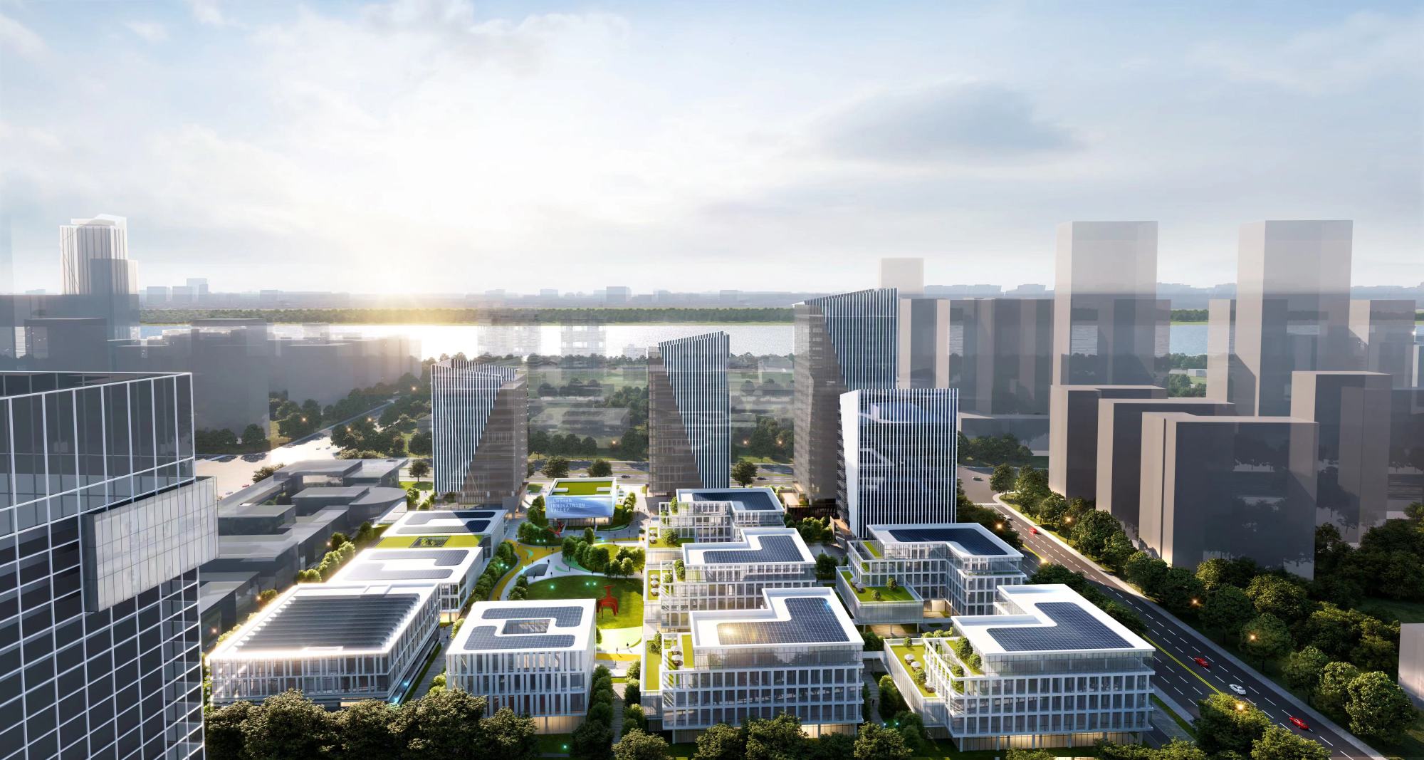 國家智能網聯(lián)汽車武漢測試示范區(qū)內首個科創(chuàng)園區(qū)正式開建